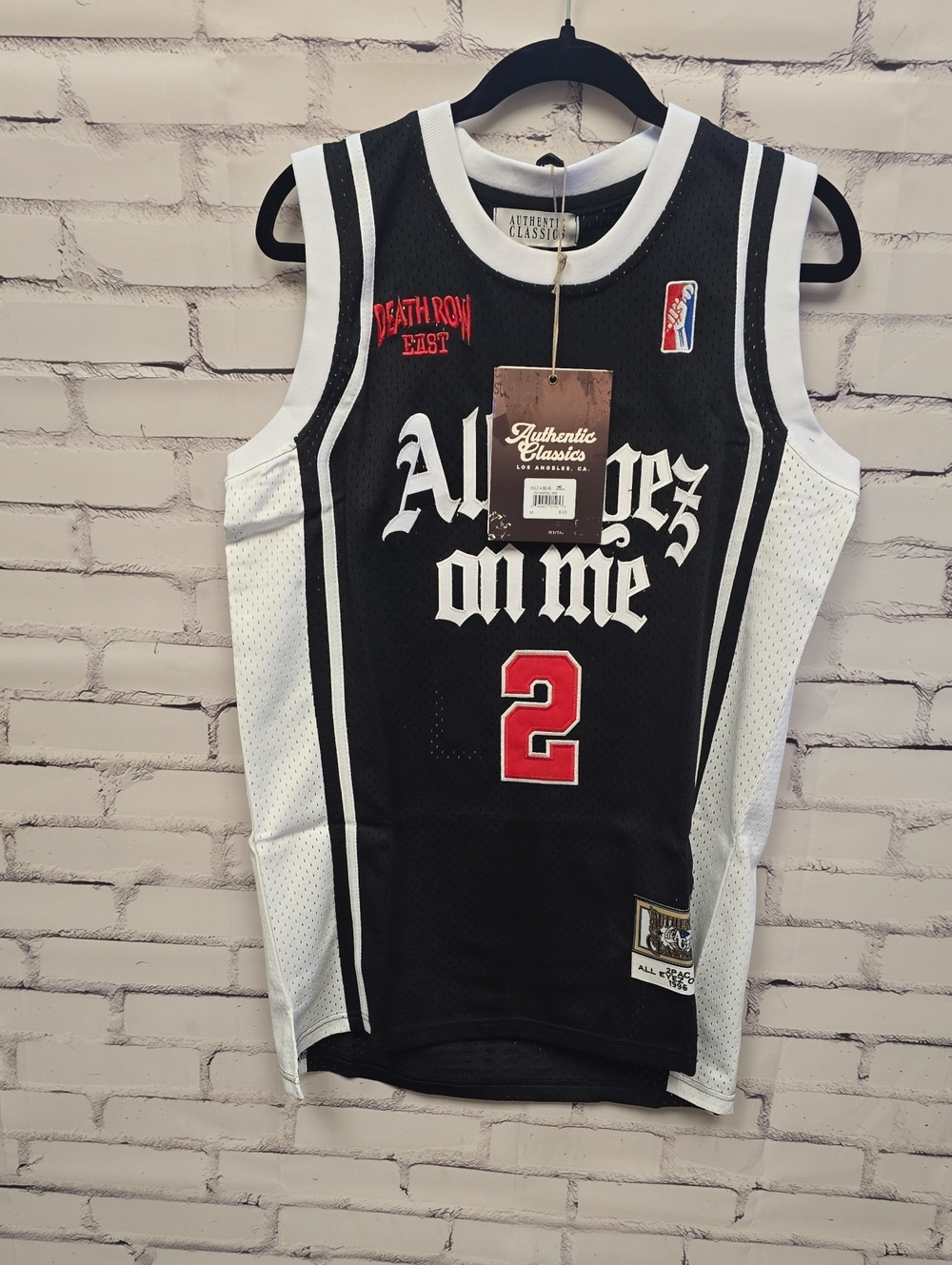 Authentic Classics 2pac Baskeball Jersey- NWT - M